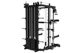 Multi-Functional Gym Smith Machine With Lat Pull Down Knee Pad Attachment Q-1028