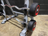 20LB-60LB Rubber EZ Curl Barbells