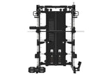 Multi-Functional Gym Smith Machine With Lat Pull Down Knee Pad Attachment Q-1028
