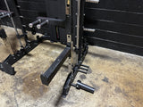 Multi-Functional Gym Smith Machine With Lat Pull Down Knee Pad Attachment Q-1028