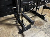 Multi-Functional Gym Smith Machine With Lat Pull Down Knee Pad Attachment Q-1028
