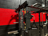 Multi-Functional Gym Smith Machine With Lat Pull Down Knee Pad Attachment Q-1028
