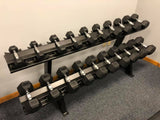5LB-75LB Rubber Hexagon Dumbbells (RACK SOLD SEPARATELY)