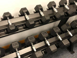 55LB-100LB Rubber Hexagon Dumbbells