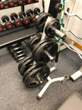 Olympic Plate Weight Tree with Barbell Storage