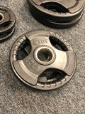 245LB Rubber Olympic Plates Set