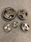 175LB Rubber Olympic Plates Set