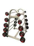 20LB-110LB Rubber Fixed Straight Barbell Set