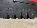 260LB Black Rubber Bumper Plate Set Signature Series