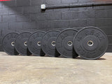350LB Black Rubber Bumper Plates Set Signature Series
