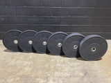 350LB Black Rubber Bumper Plates Set Signature Series
