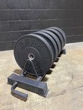260LB Black Rubber Bumper Plate Set Signature Series