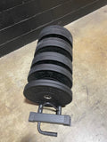 260LB Black Rubber Bumper Plate Set Signature Series