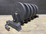 260LB Black Rubber Bumper Plate Set Signature Series