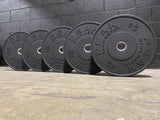 260LB Black Rubber Bumper Plate Set Signature Series