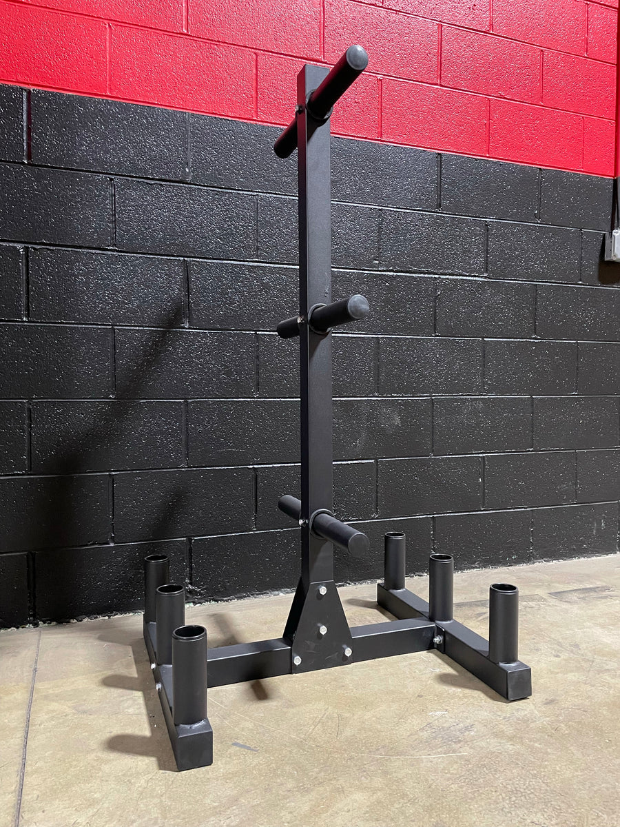 Bar And Bumper Plate Storage PeakStrengthEquipment