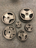245LB Rubber Olympic Plates Set