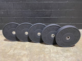 260LB Black Rubber Bumper Plate Set Signature Series