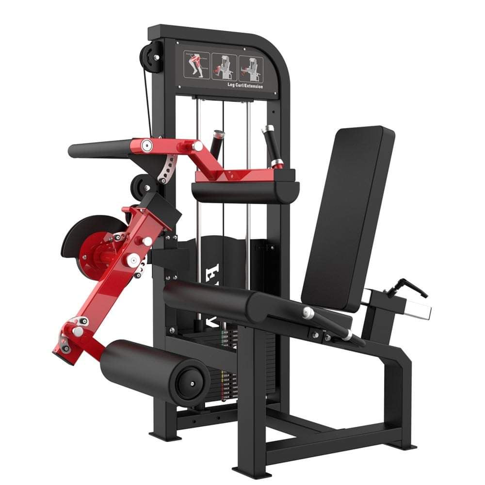 Pin-Loaded Leg Curl Extension Selectorized Combo Weight Machine GC