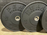 260LB Black Rubber Bumper Plate Set Signature Series