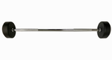 20LB-60LB Rubber Fixed Straight Barbell Set
