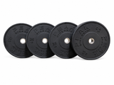 230LB Black Rubber Bumper Plates Set Signature Series