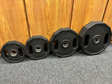 180LB Rubber Hex Olympic Plates Set