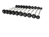 20LB-110LB Hex Rubber EZ Curl Barbells Signature Series