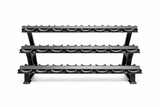 Three Tier 10 Pair Commercial Dumbbell Rack
