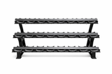 Three Tier 15 Pair Commercial Dumbbell Rack