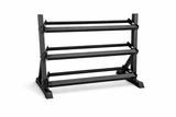 Black 3-Tier Dumbbell Rack