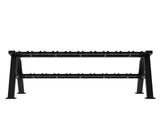 Two Tier 10 Pair Heavy Duty Commercial Dumbbell Rack GC-5032
