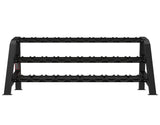 Three Tier 15 Pair Heavy Duty Commercial Dumbbell Rack GC-5045