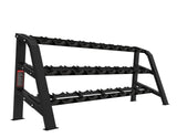 Three Tier 15 Pair Heavy Duty Commercial Dumbbell Rack GC-5045