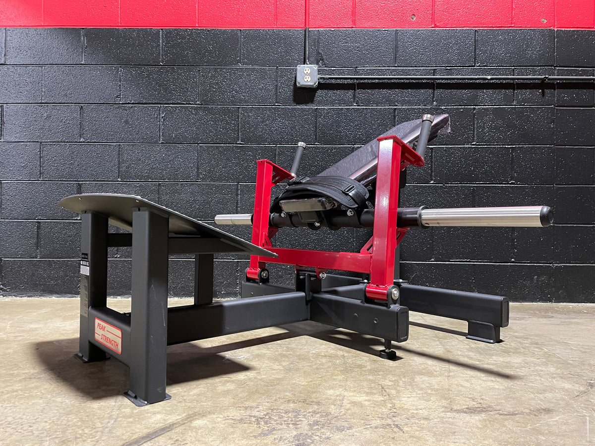 Hip Drive Machine Hip Thrust Glute Machine Plate Loaded Commercial Hip Drive TZ-8133 ...