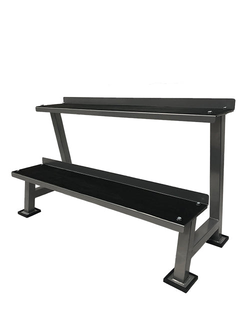 2 -Tier Kettlebell Storage Rack - BLACK COLOR – PeakStrengthEquipment.com