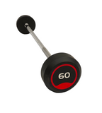 20LB-60LB Rubber Fixed Straight Barbell Set